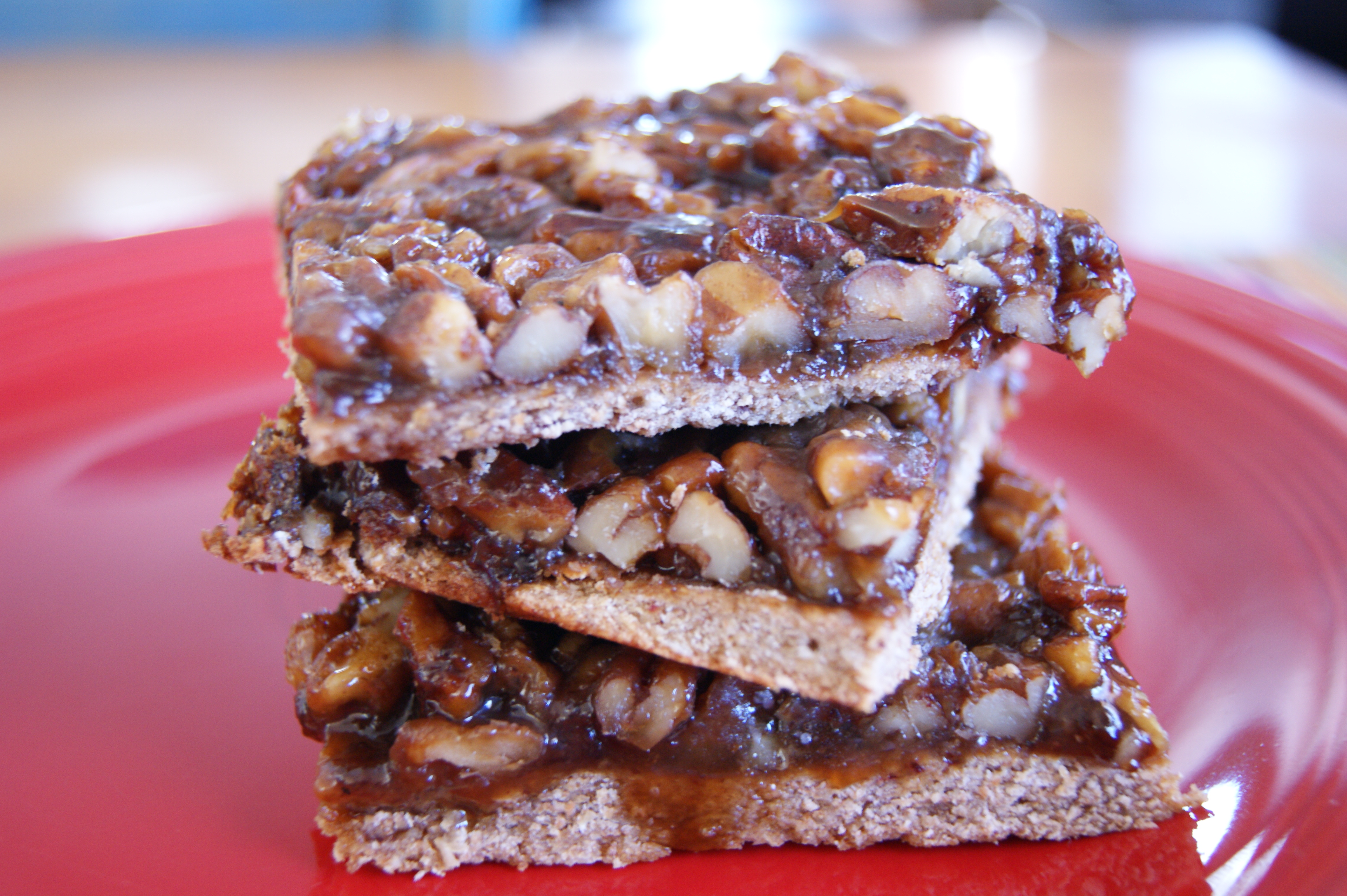 Pecan Pie Bars: Gluten Free and Healthy!