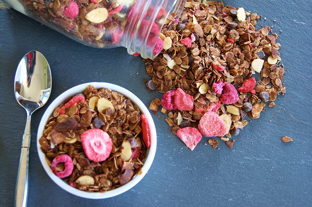 Best-Ever Healthy Chocolate Berry Granola Recipe