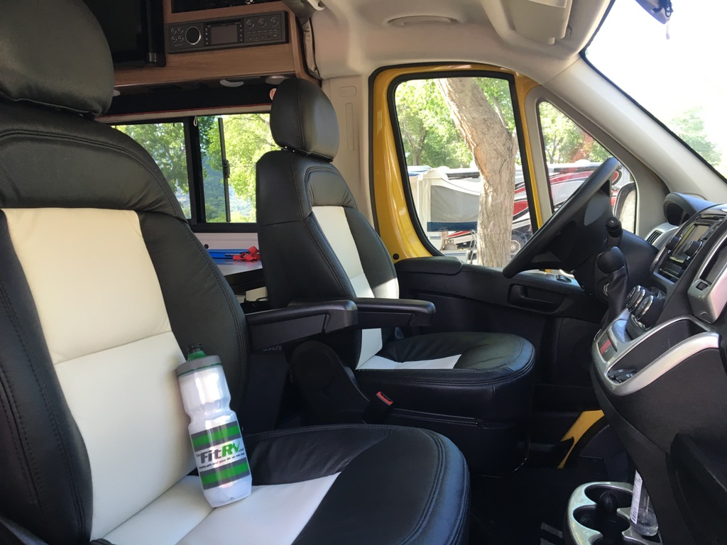 Installing Leather Seats in our ProMaster RV