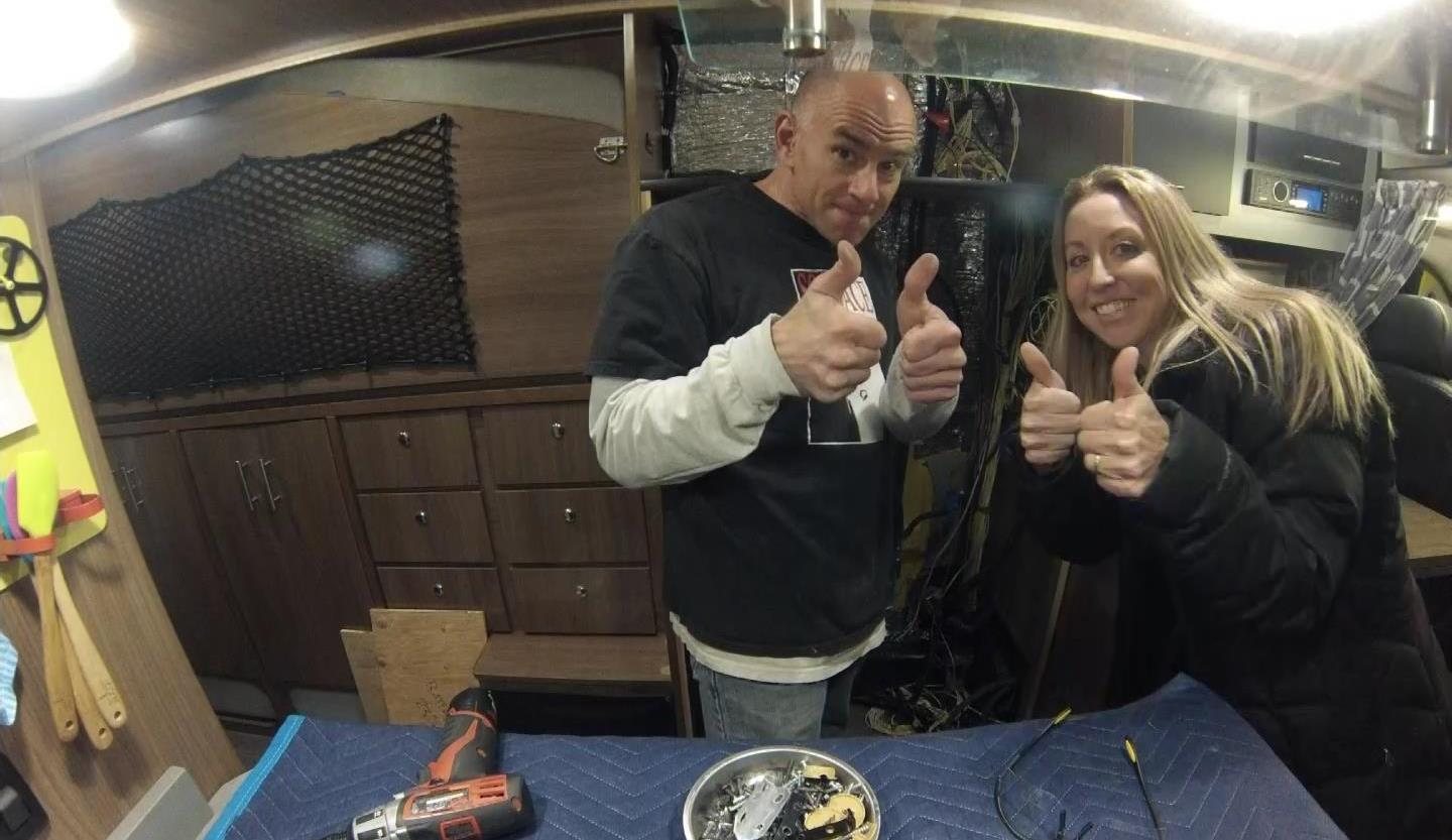 Replacing our RV Fridge – Part 4: Building Cabinets