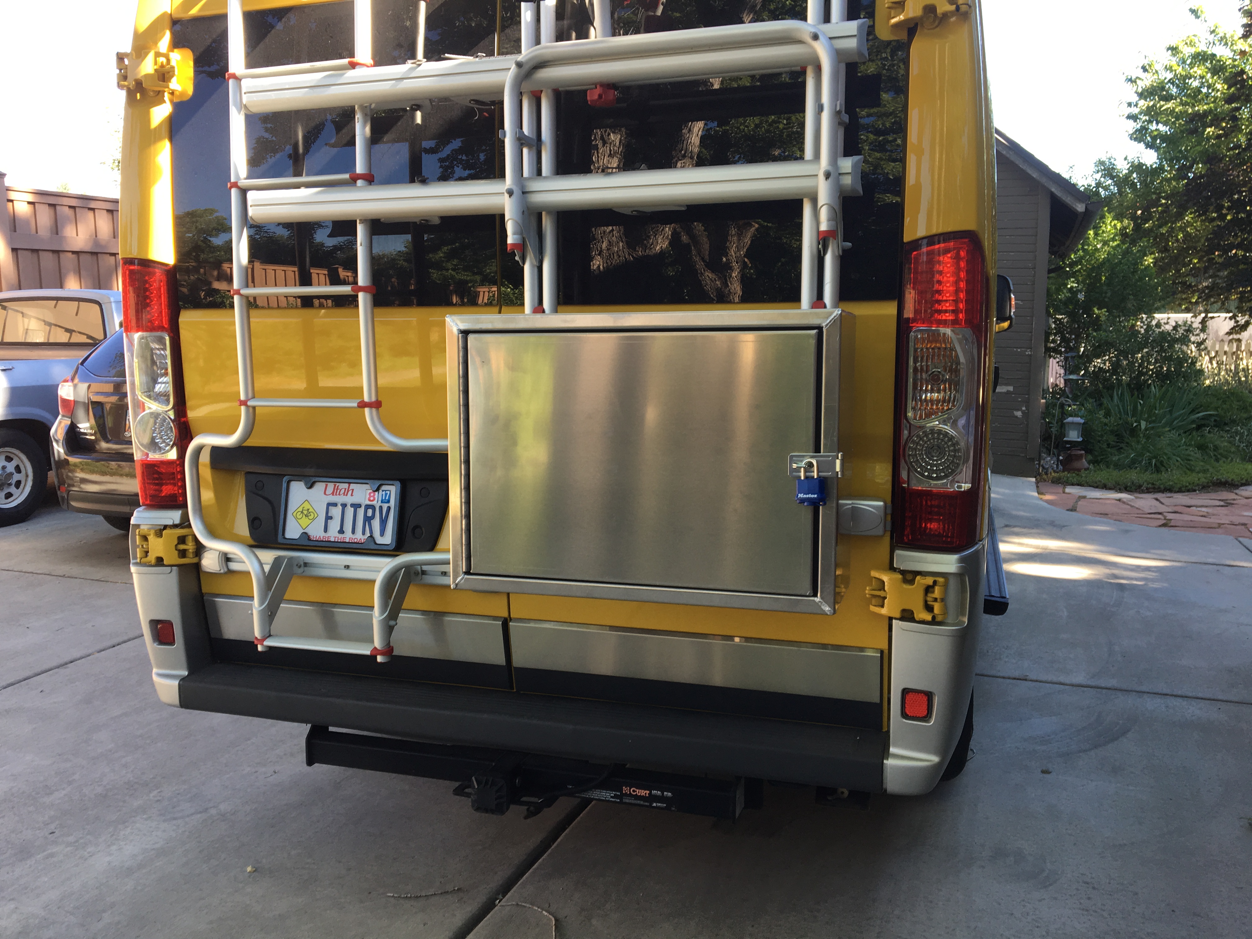 A Custom Exterior Storage Box for our Travato!