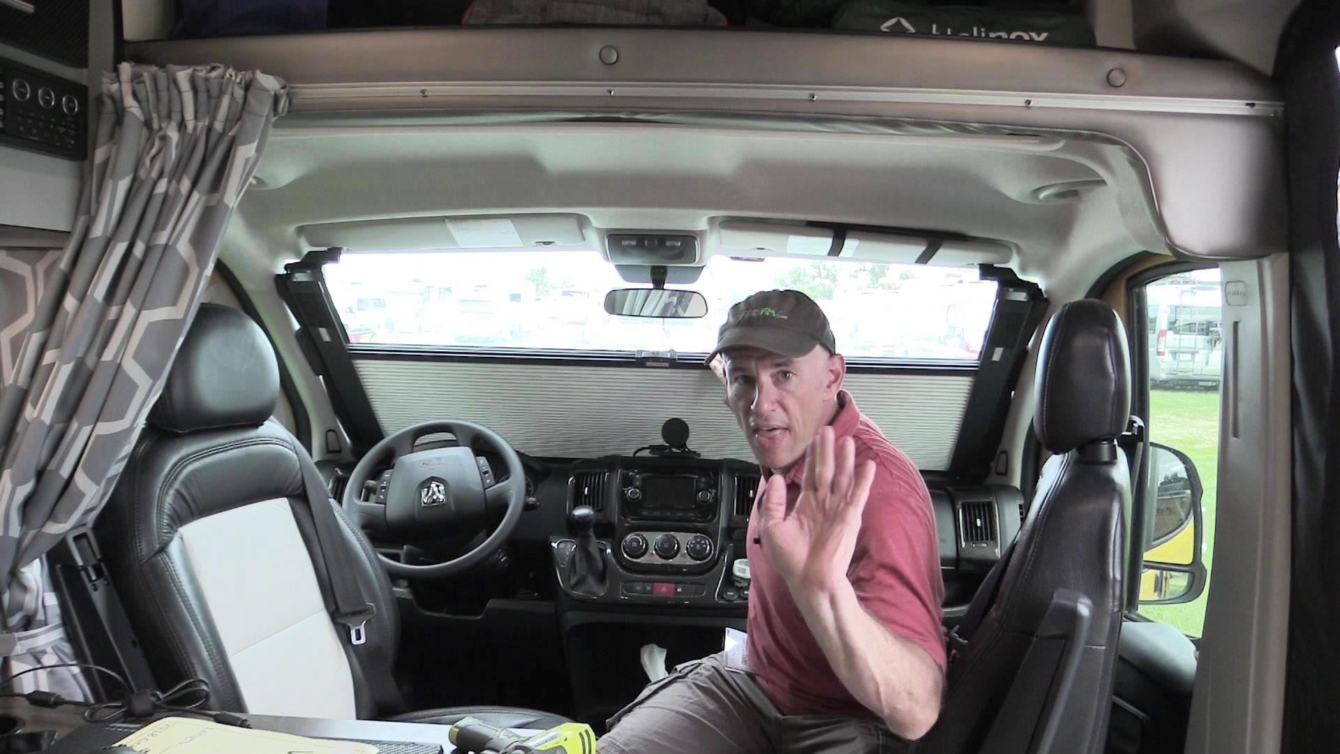 REMIS Cab Shades for the ProMaster – Installed!