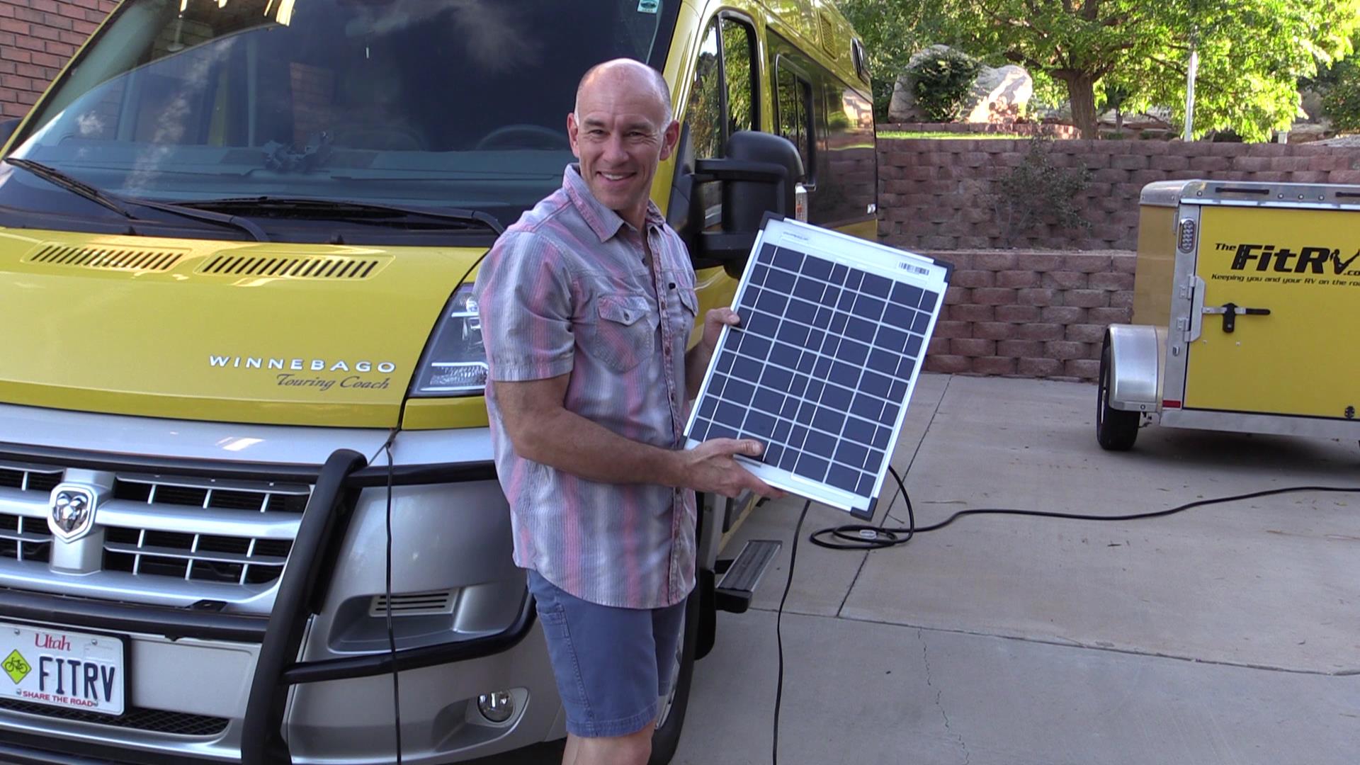 Keeping the Chassis Battery Charged with Solar