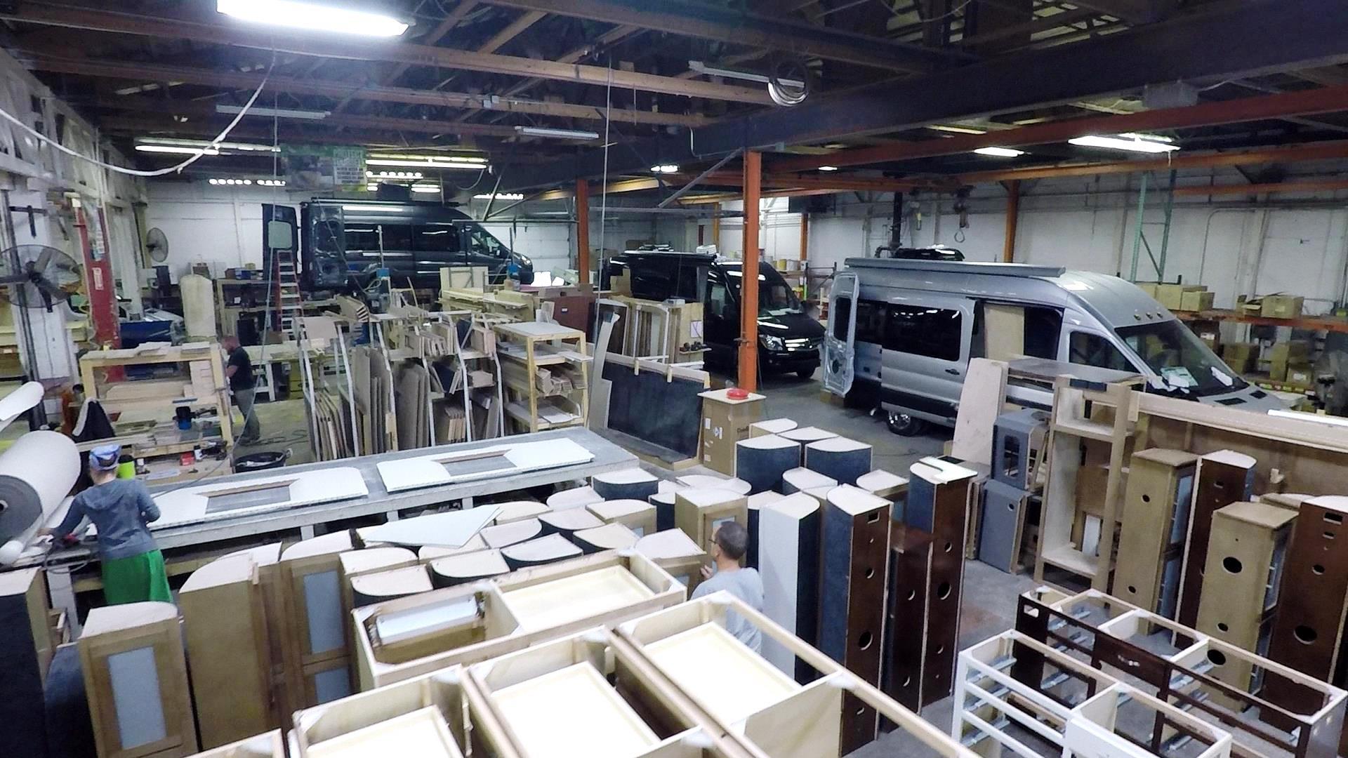 New Tech at the Coachmen Class B Factory