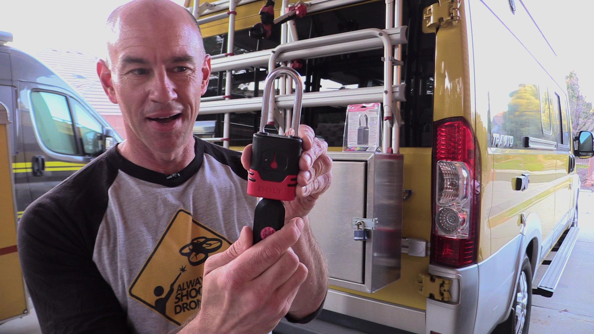 Awesome Vanlife and RV Padlock!  The BOLT Lock.