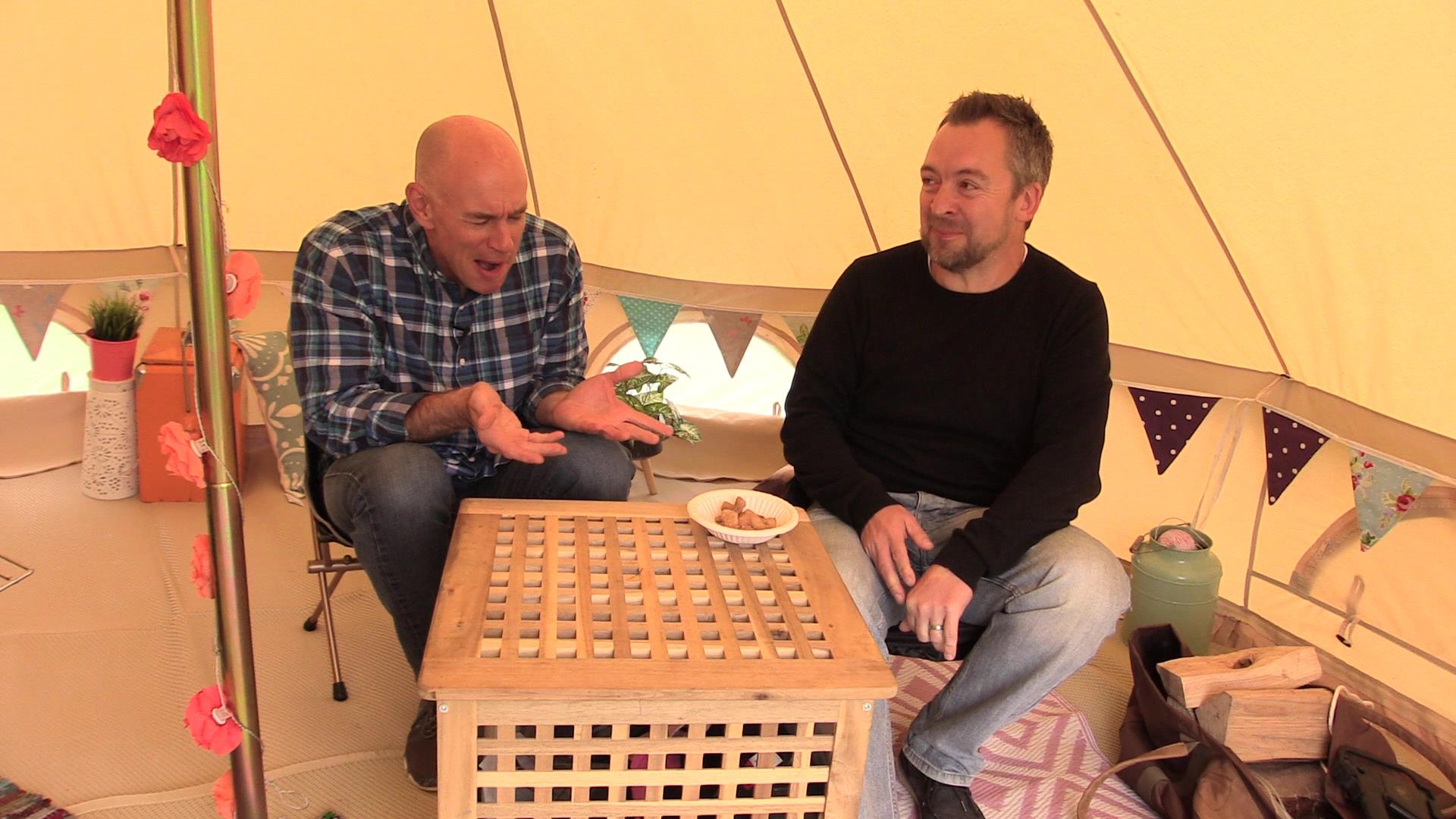 American RVers try British Snacks… Camping!