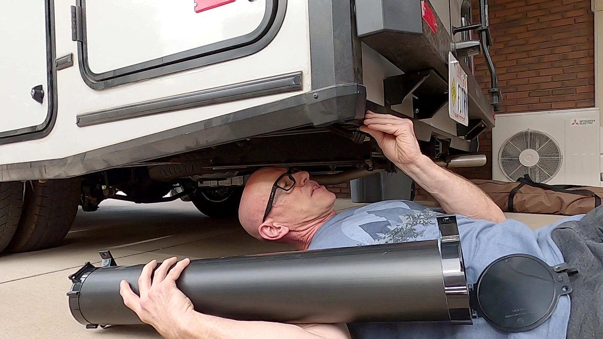 Sewer Hose Storage – Installing the SuperSlider in Our EKKO