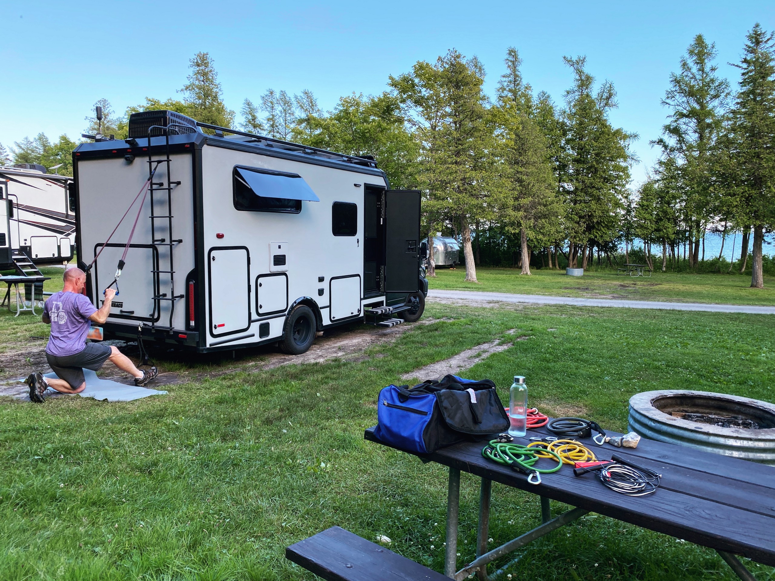 Transform Your RV Campsite Into the Best Gym Ever