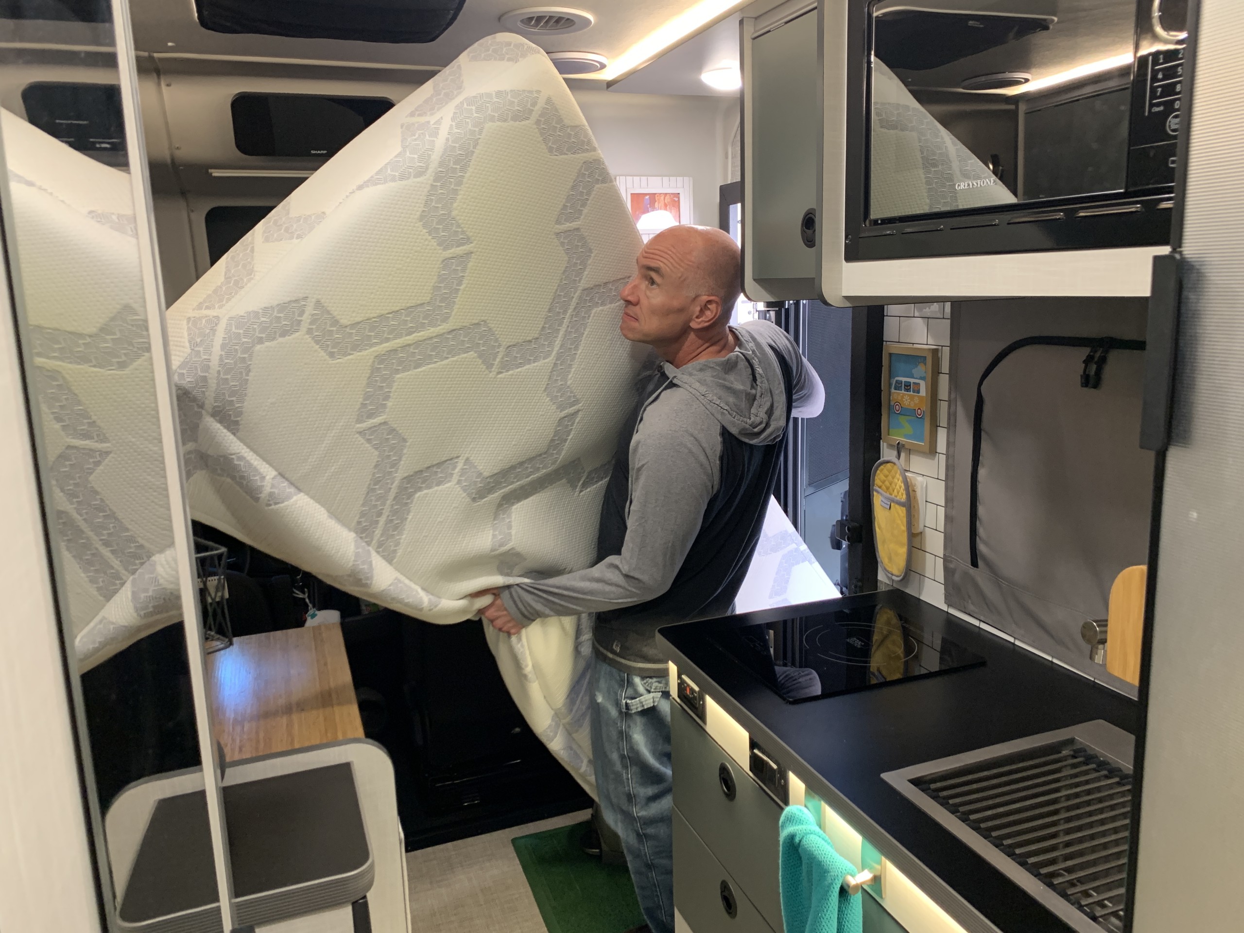 Adding Slats to our RV’s Bed (and Removing the Froli)