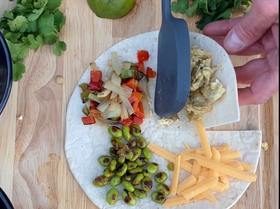 Griddled Origami Burritos Recipe