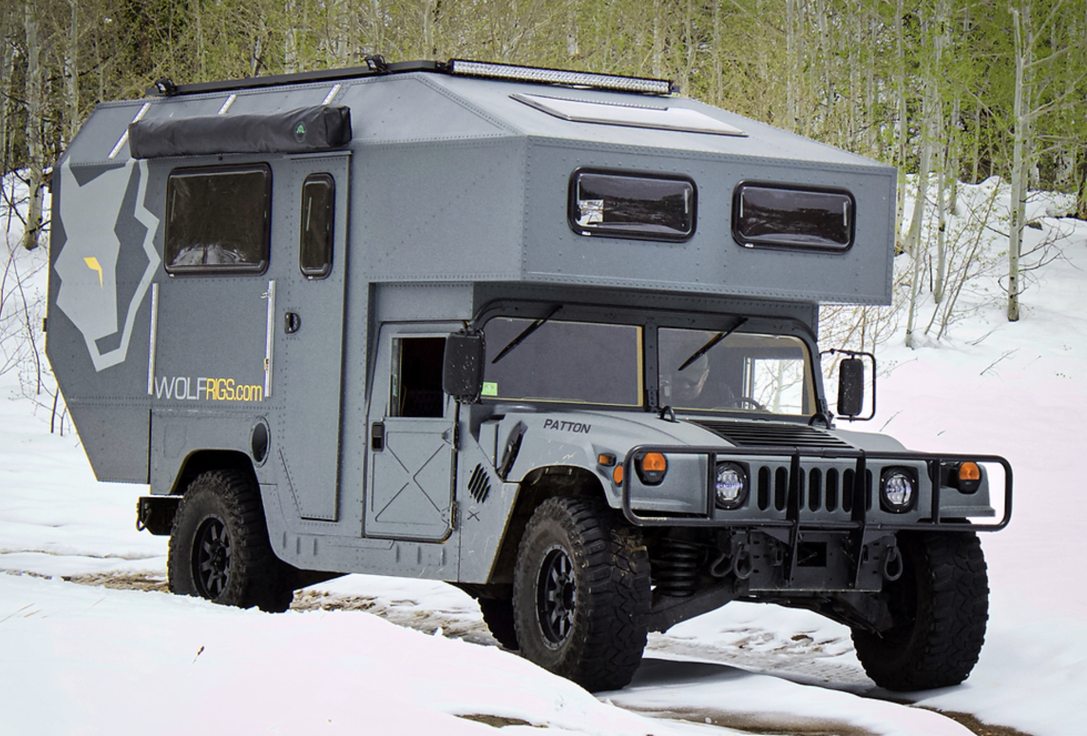RV on a Hummer Chassis?! Tour the Patton RV by Wolf Rig