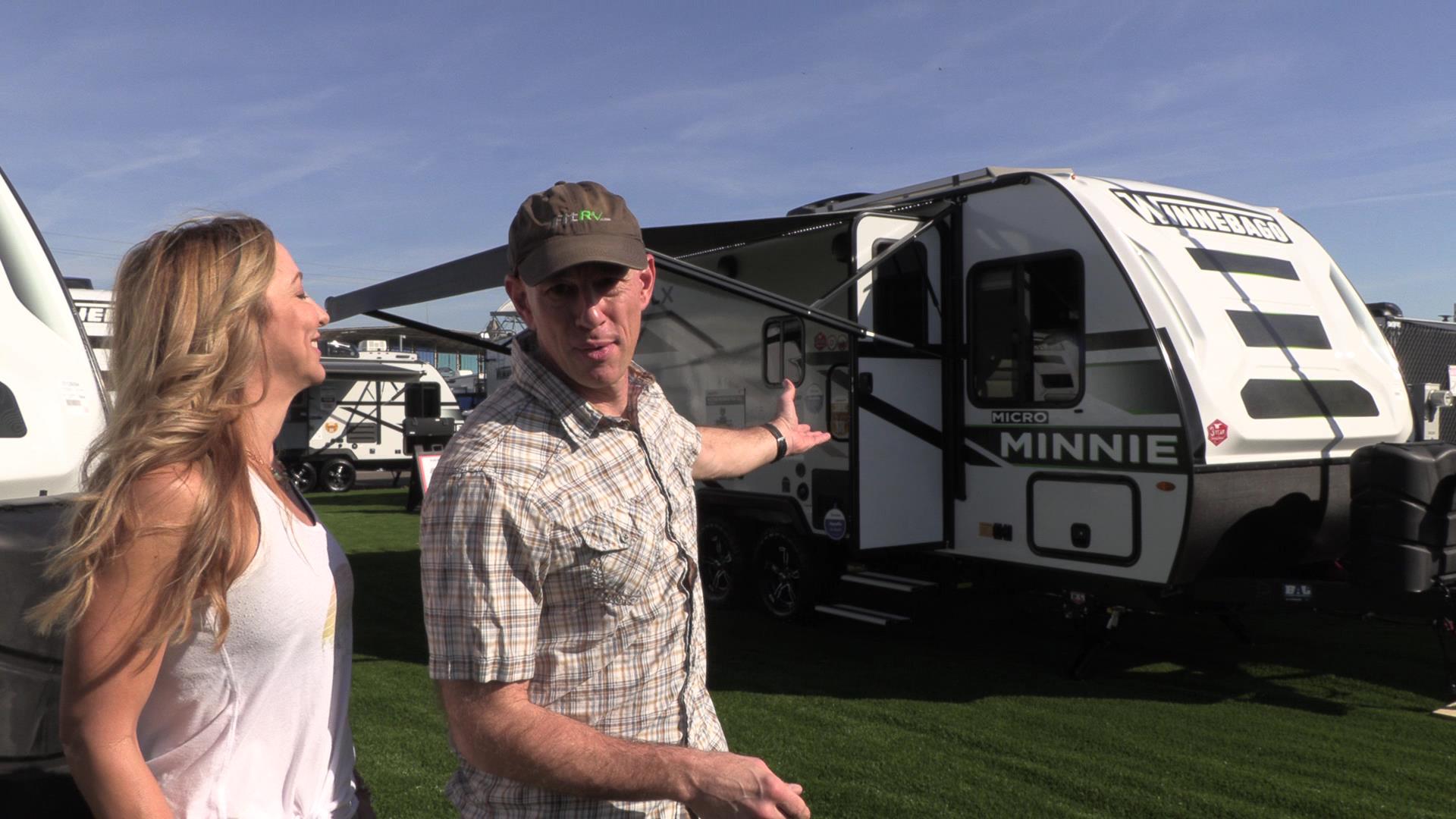 High Tech Travel Trailer Review –  The Winnebago Micro Minnie FLX