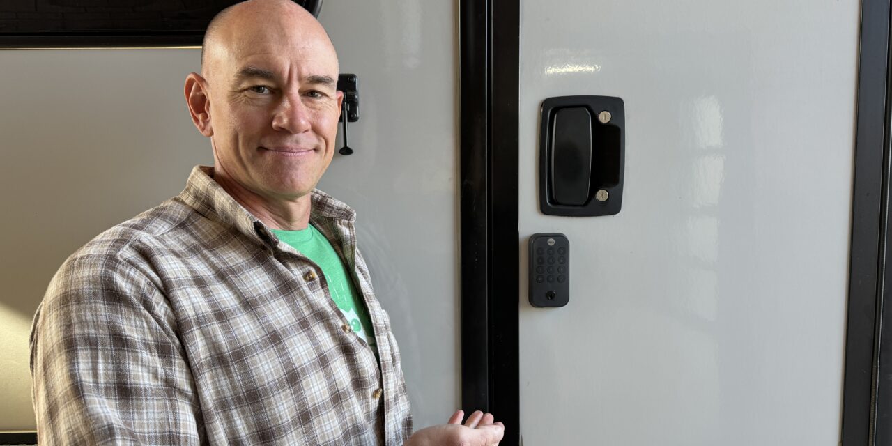 Keypad Entry and Deadbolt for the Winnebago EKKO