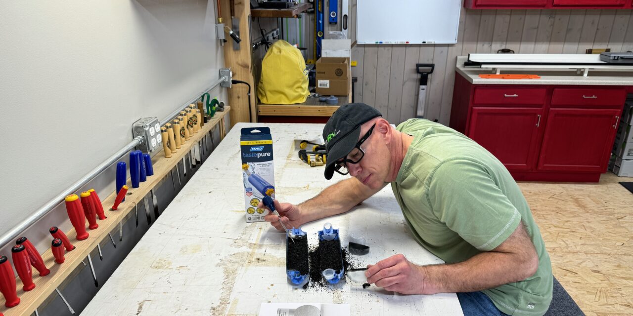 What’s Inside the Camco Tastepure Filter??  We Cut One Open!