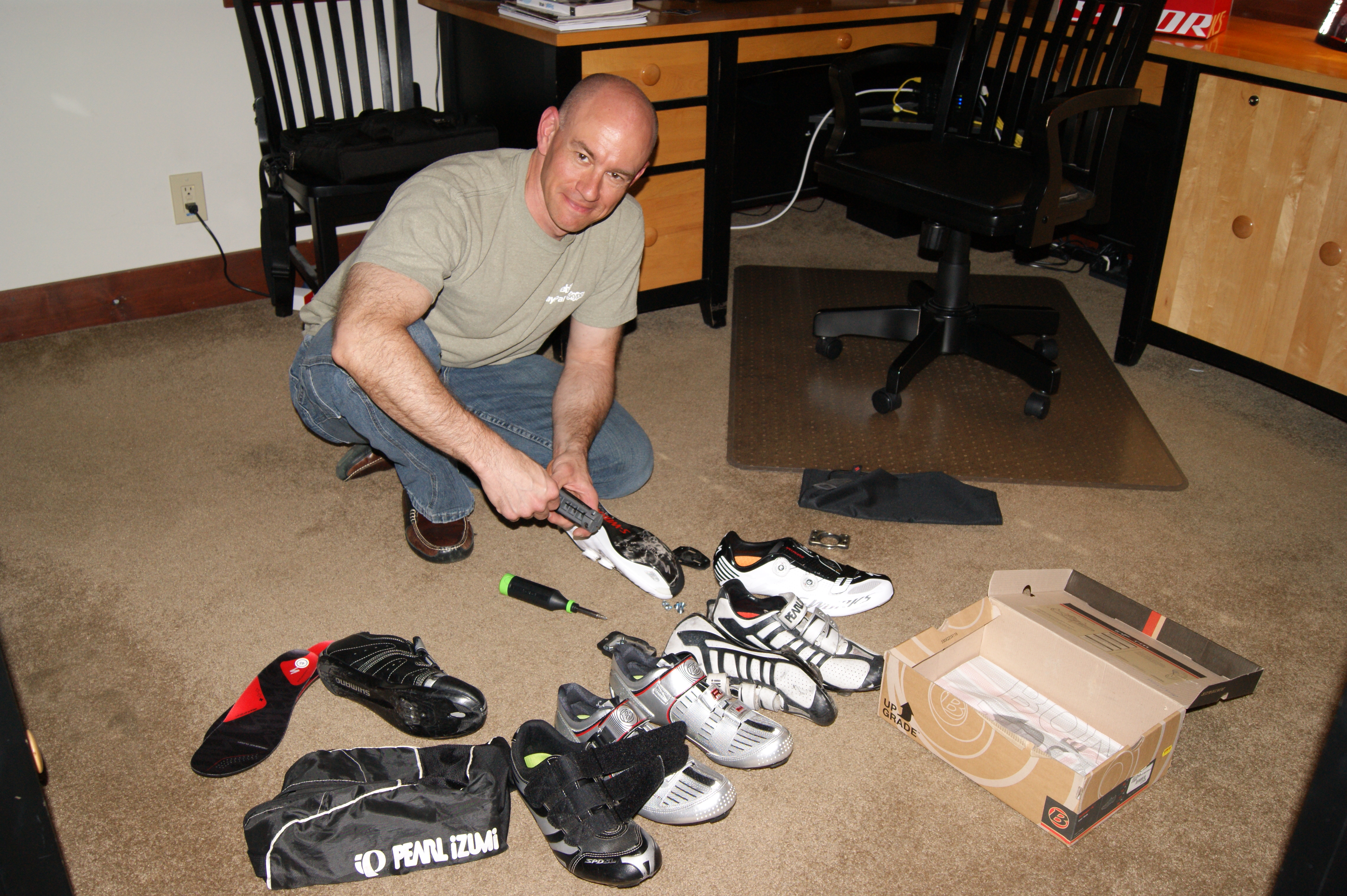 Maybe I have too many cycling shoes