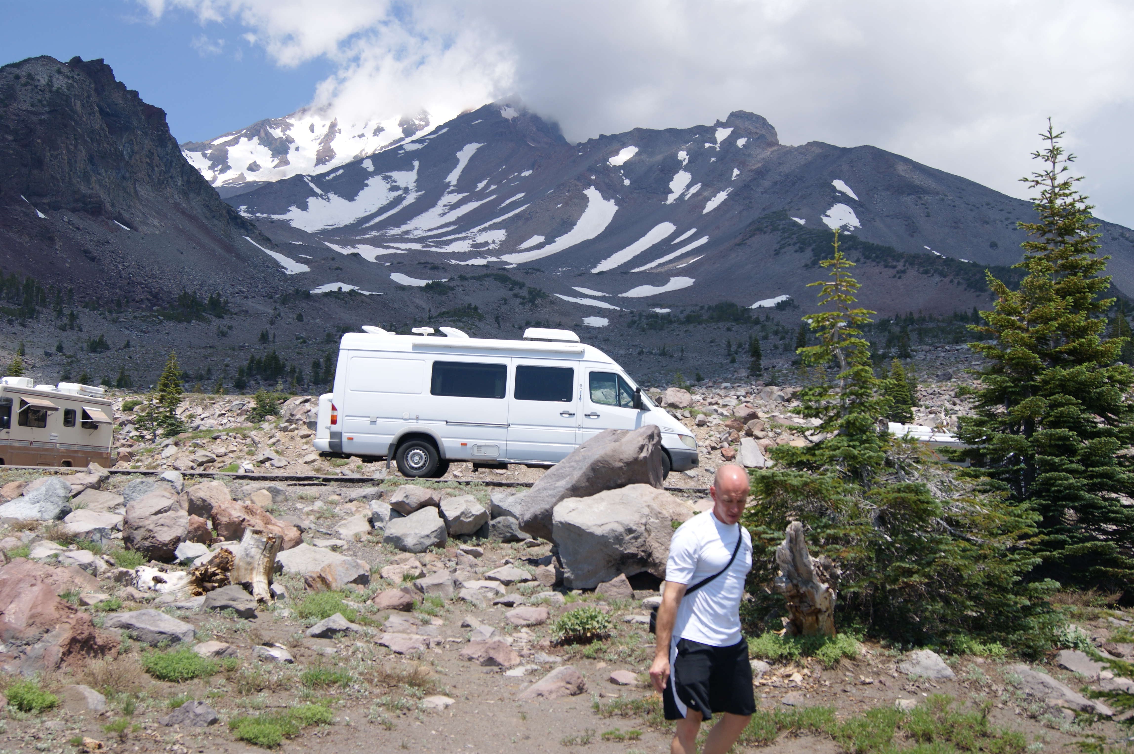 On-the-go Resistance Band Workout at Mt. Shasta