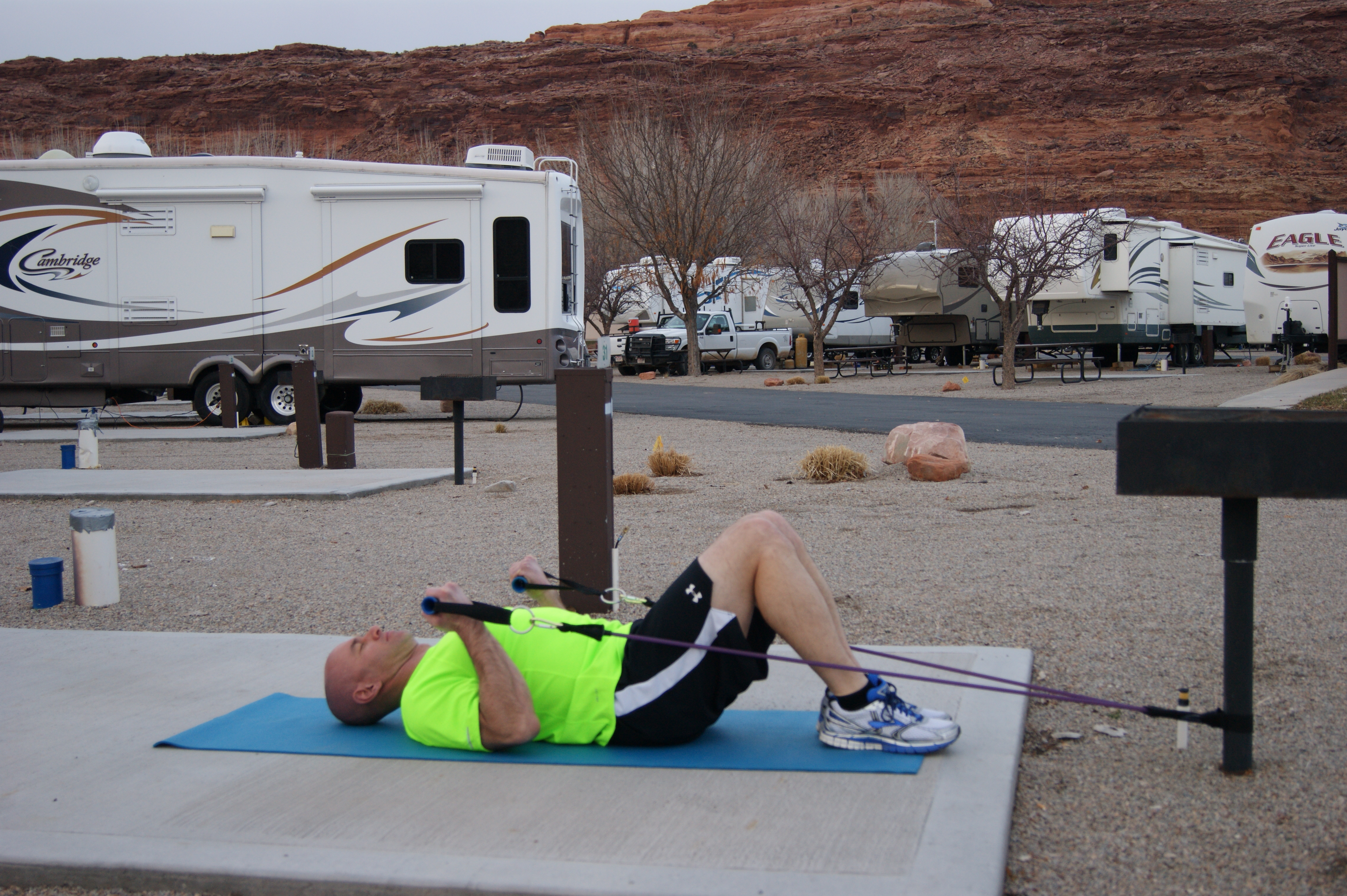 Exercise Your Arms with Resistance Bands