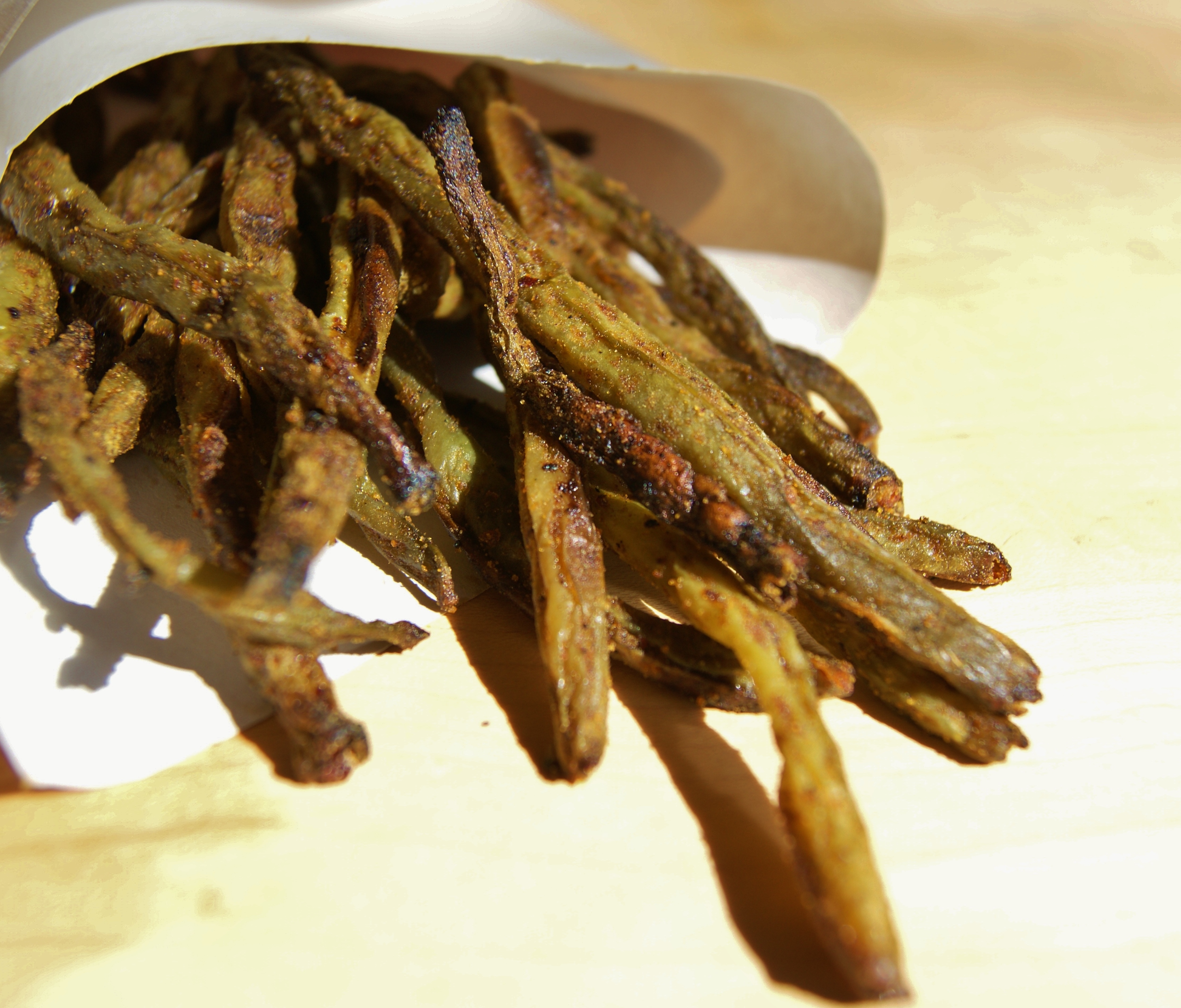 Healthy RV Snacks: Wasabi Green Bean Fries