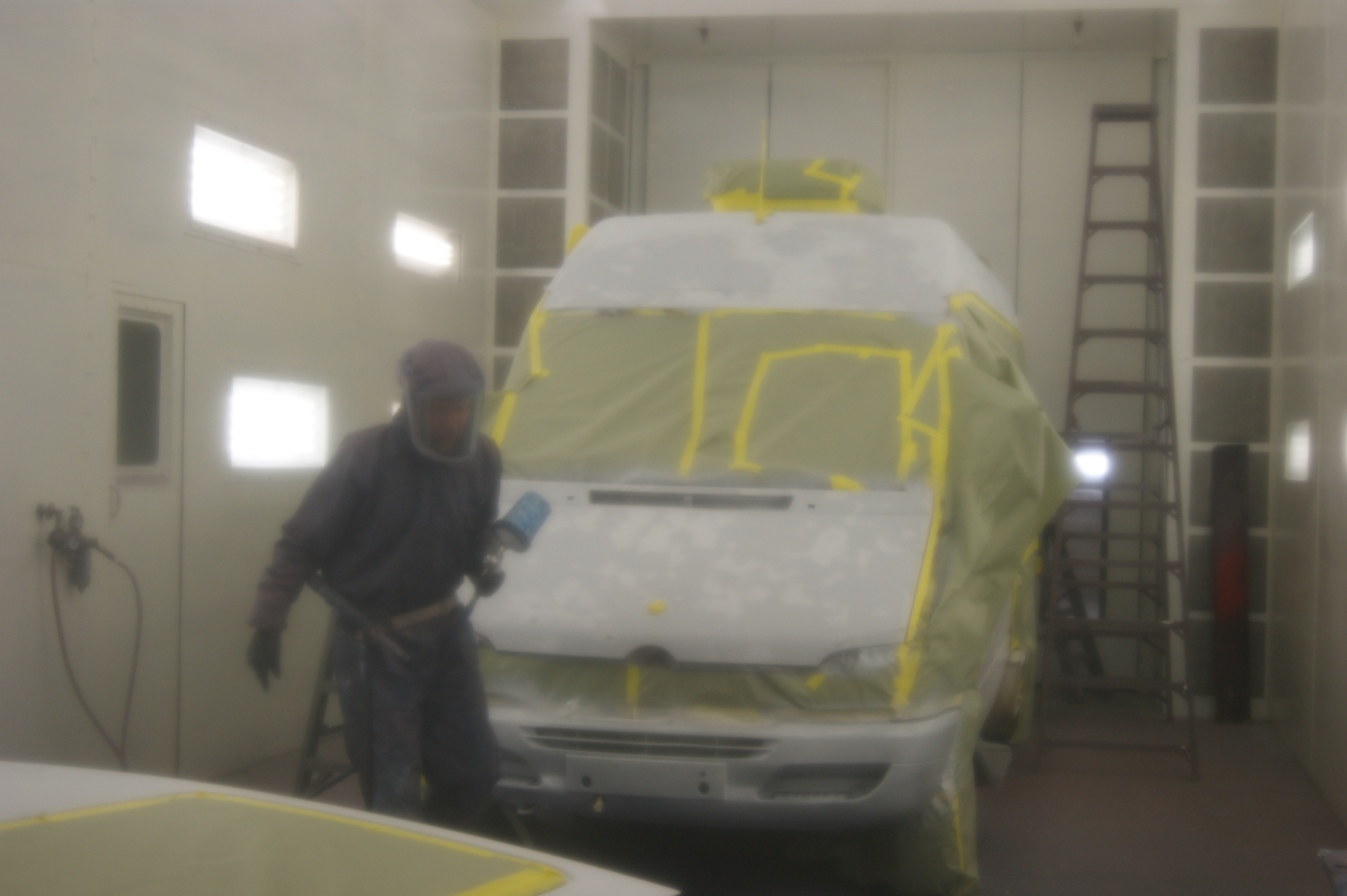 Repainting our Sprinter RV