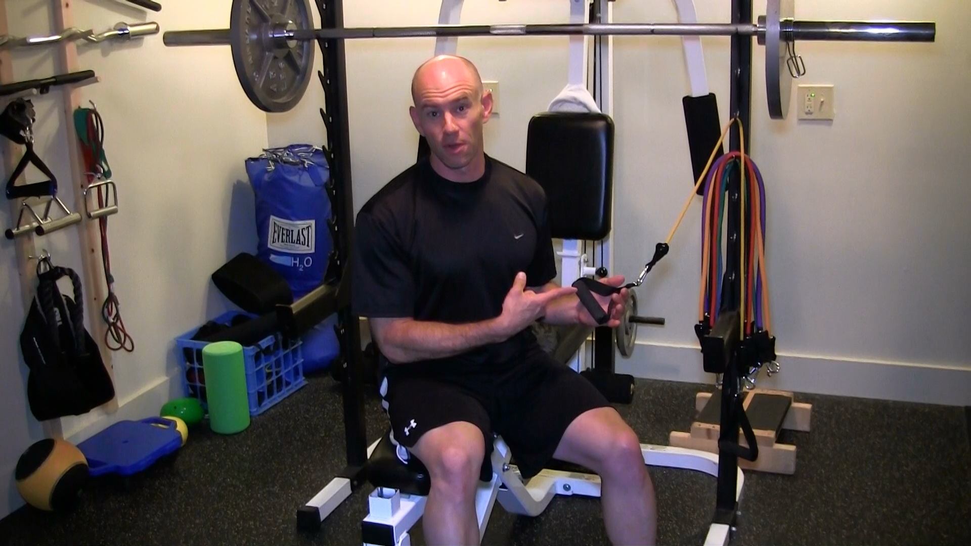 Old School Resistance Band Workout