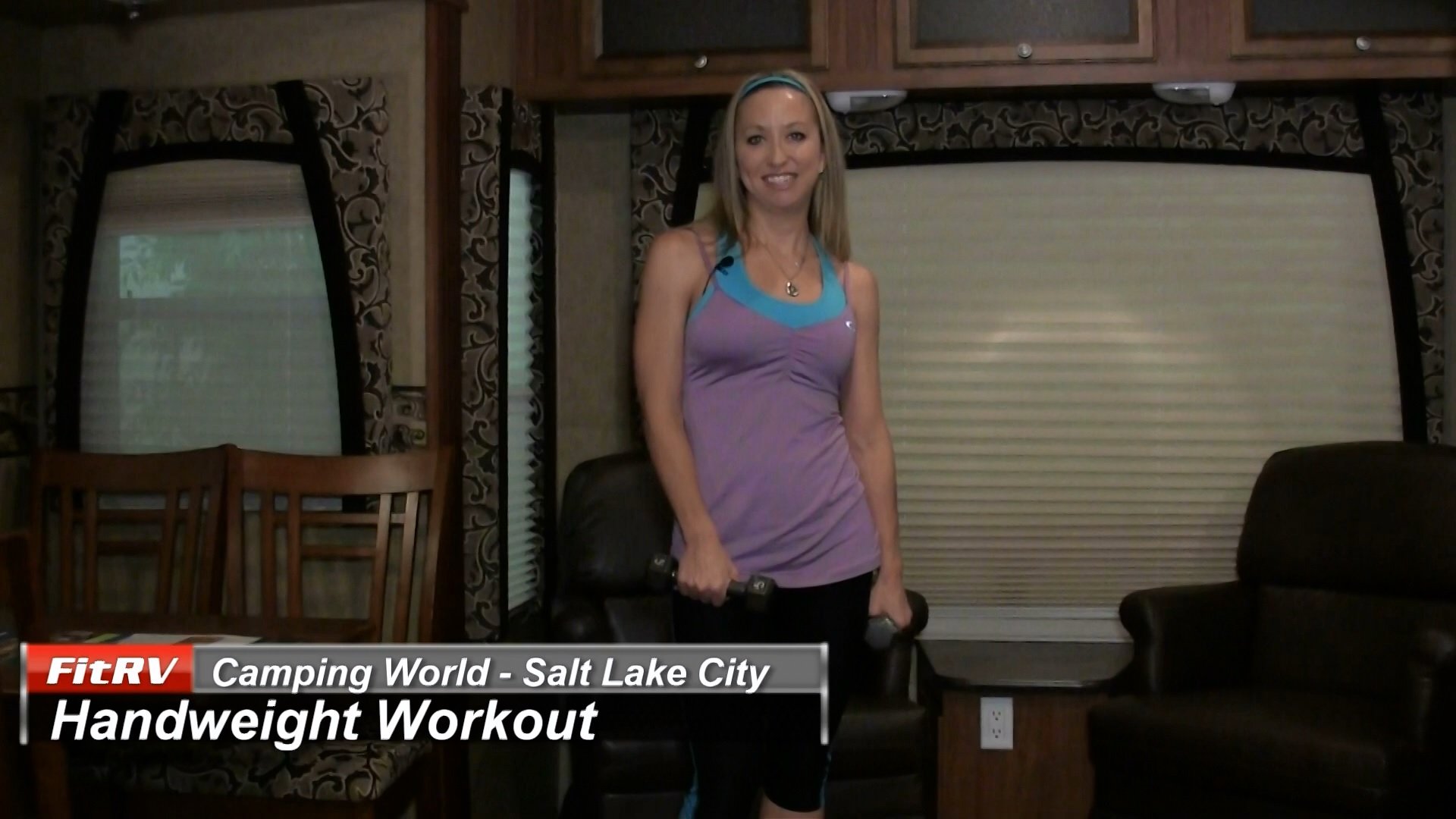 Fitness in your RV – Handweight Workout