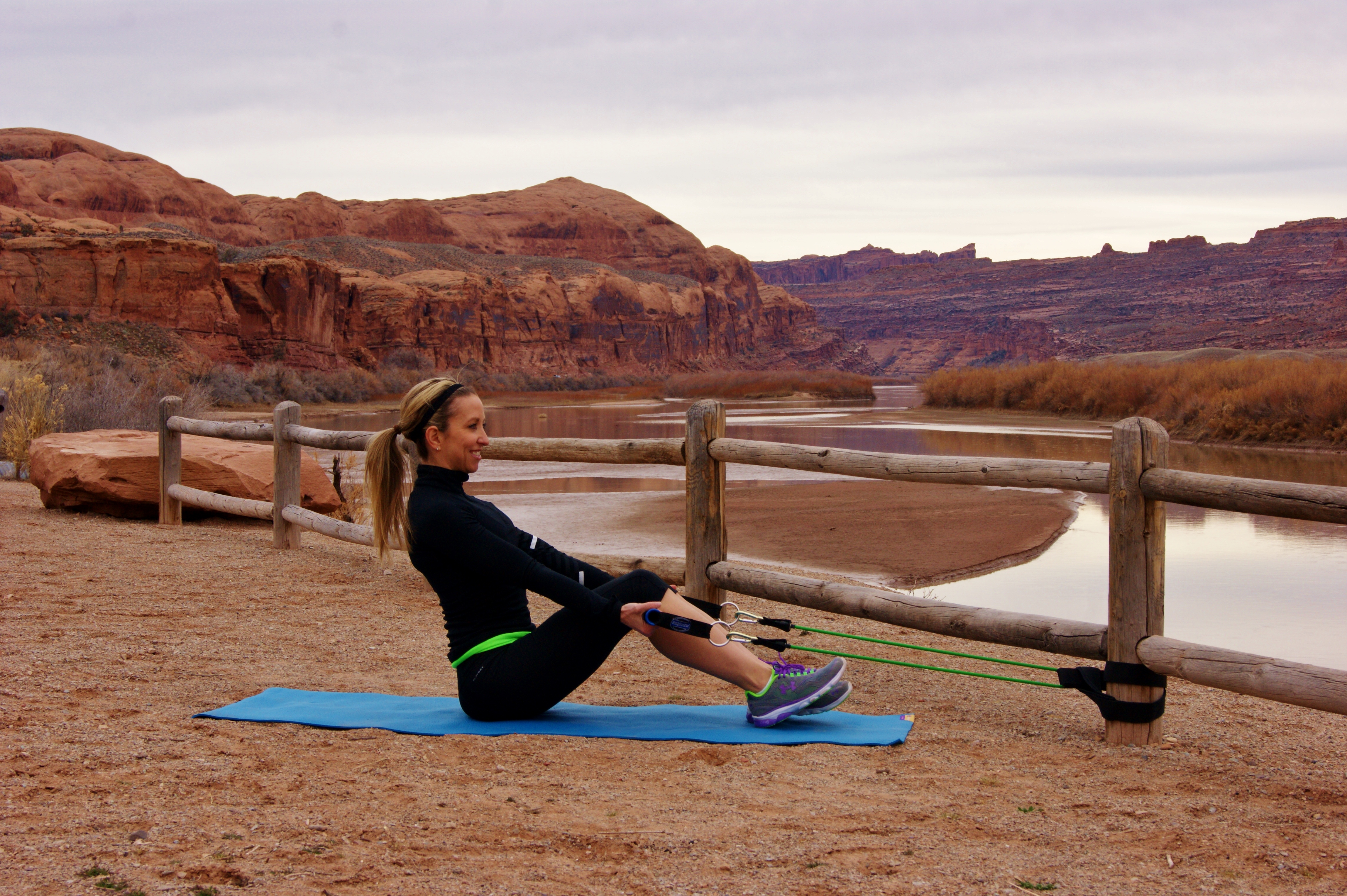 Take your Abs Workout On the Road with Resistance Bands
